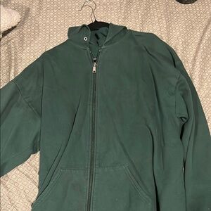 Men's Green Hoodie Sweater